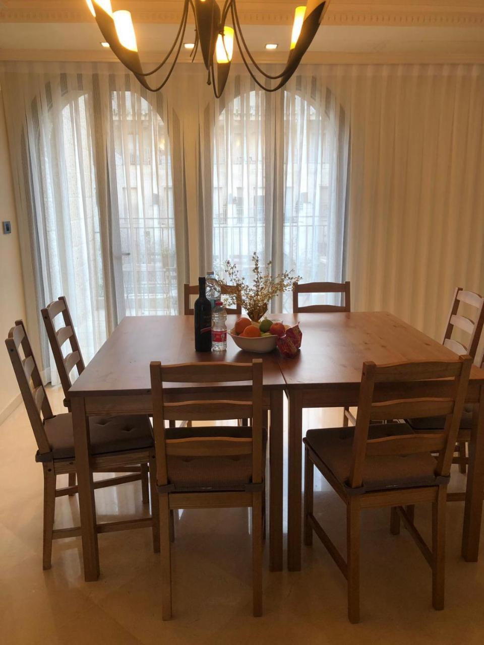 120 négyzetméteres, 2 hálószobás, 2 saját fürdőszobával rendelkező Apartman Mamilla / King David te Jeruzsálem Kültér fotó